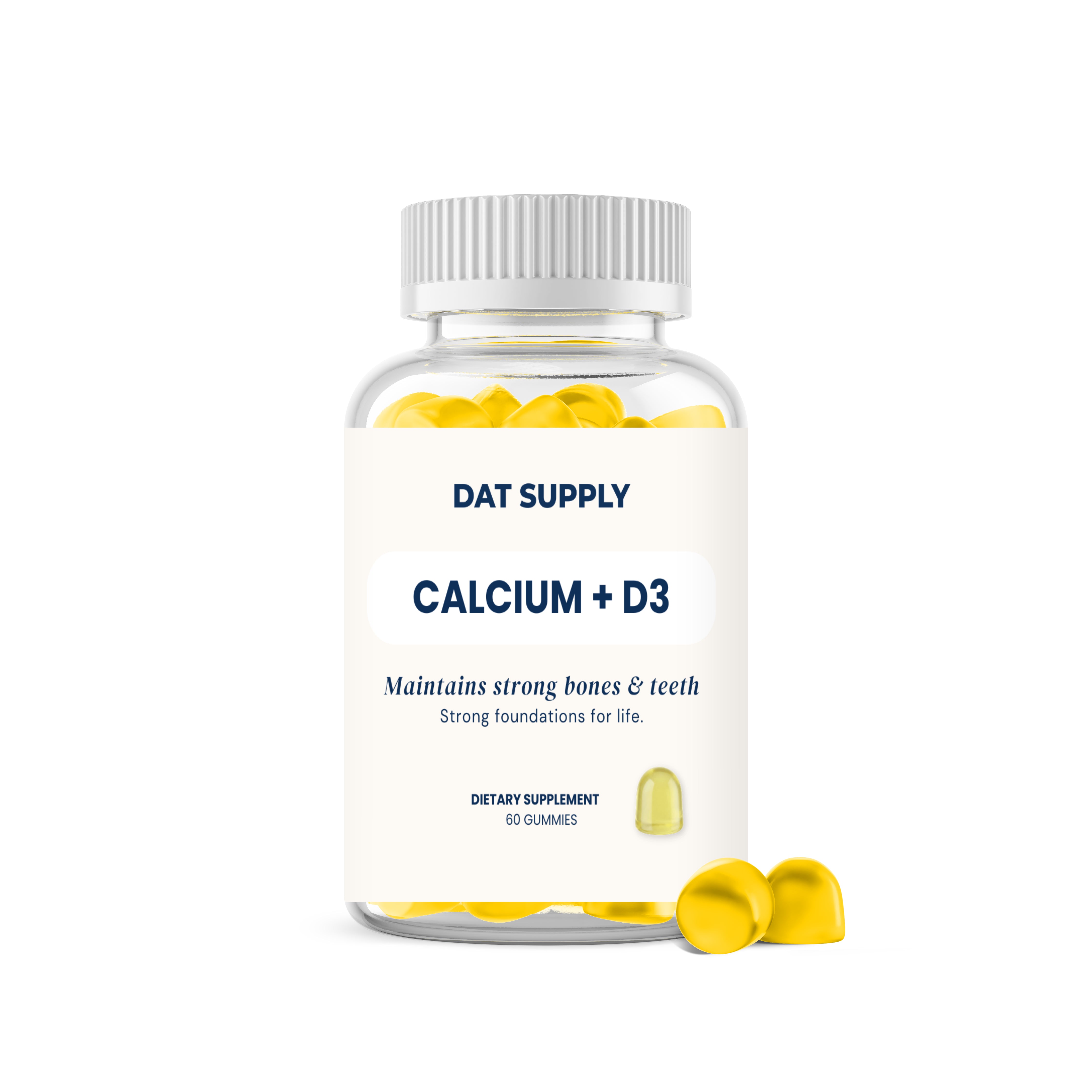 Calcium + D3 + K2 Gummies - White Label Formula